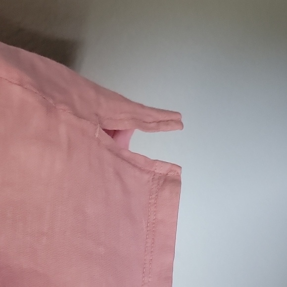 Old Navy Spring Pastel Cotton XXL pink sleeveless V neck top - Picture 4 of 6